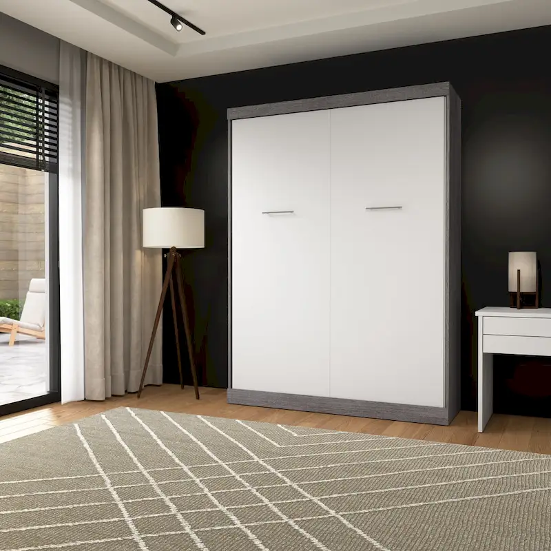 65W Queen Murphy Bed, Space-Saving Wall Bed