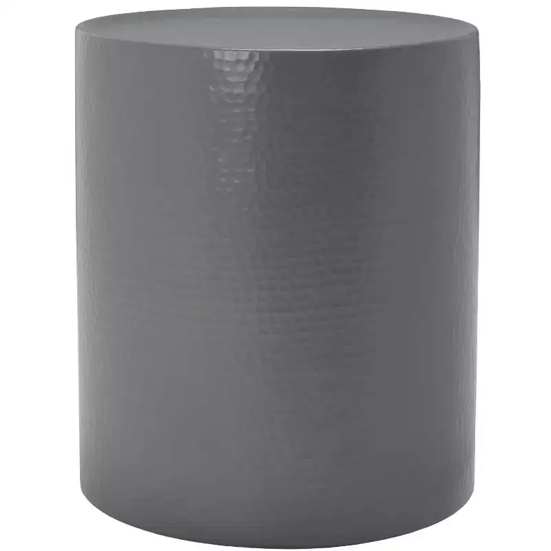 Polonium Hammered Side Table - FOX5502 - Safavieh Couture