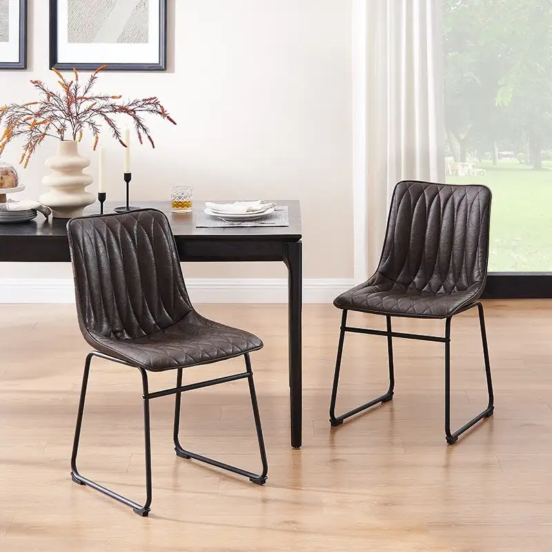 Faux Leather Dining Chair (Set of 2)