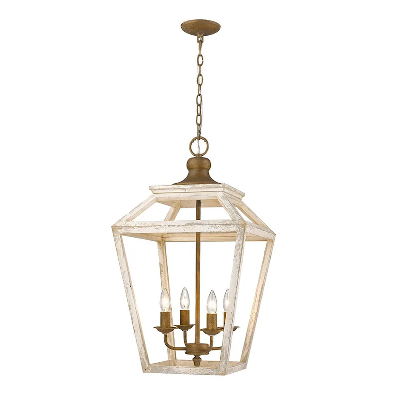 Golden Lighting Haiden 4 Light 16  Wide Taper Candle Pendant