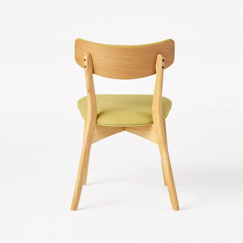 Chazz Mid-Century Modern Upholstered Rubberwood Dining Chairs (Set of 4) by Christopher Knight Home