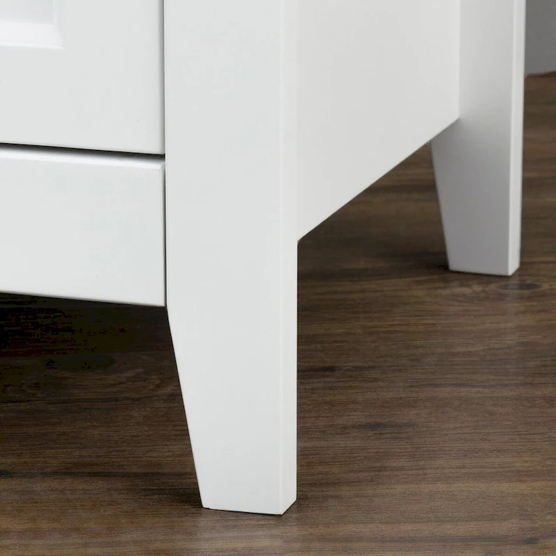 Wood spray-painted drawer dresser