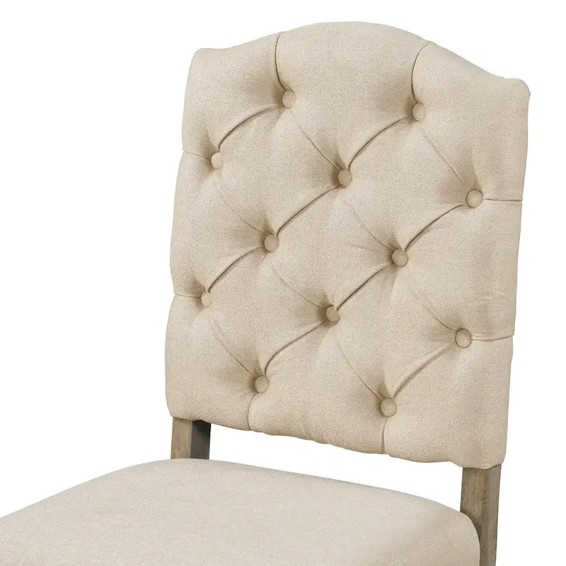 Functional Dining Table Set with Extendable Table and 4 Upholstered Chairs