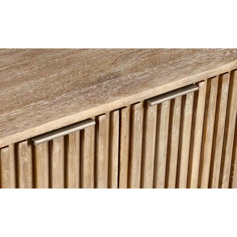 Dayton 72-inch Mid-Century Modern Sideboard In Channeled Mango Wood