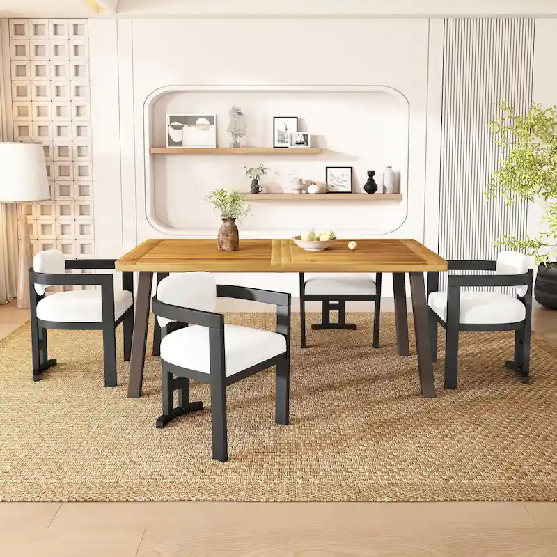 Christopher Knight Home - Evelyn Upholstered Rubberwood Dining Chairs (Set of 4)