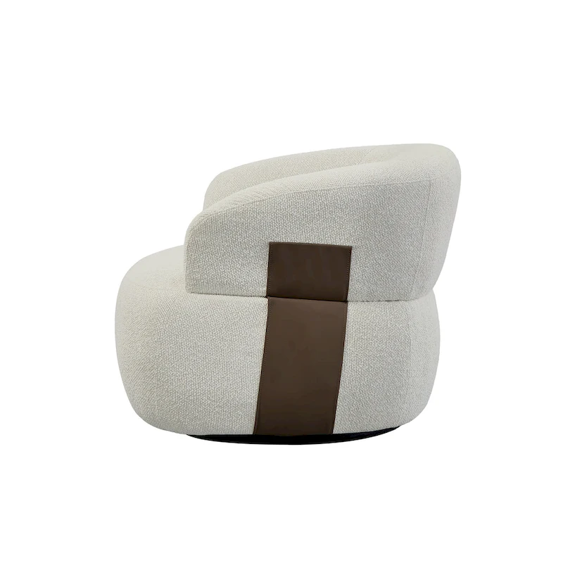 Kieon 33 W 360 Swivel Modern Barrel Chair Accent Chair Set of 2