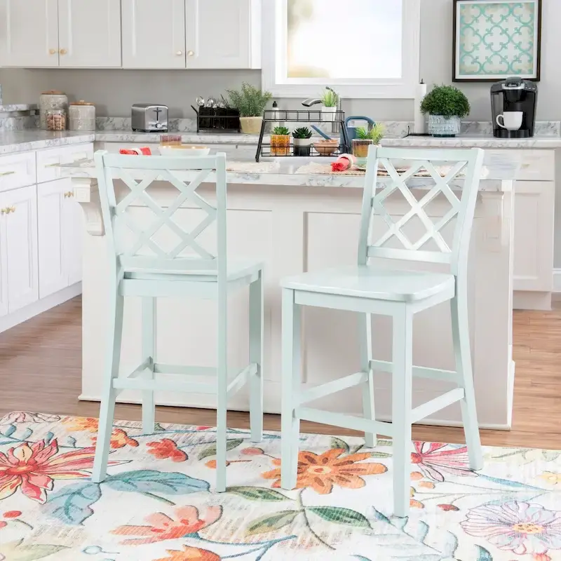 Catron Counter Height Solid Wood Dining Bar Stool