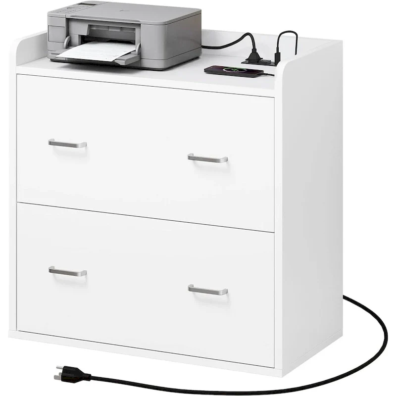 2-Drawer Lateral File Cabinet with Lock, 31.5