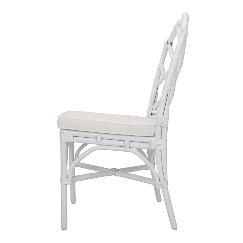 Kara Rattan Dining Side Chair, (Set of 2)