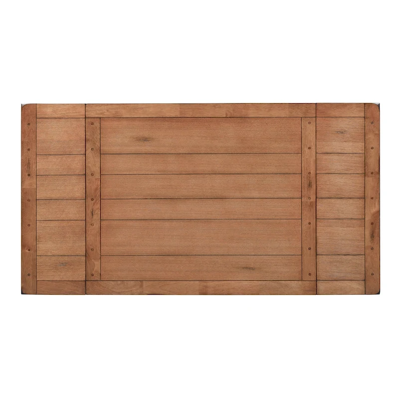 Treasures Rustic Oak 5-piece Sheaf Back Retractable Dinette Set