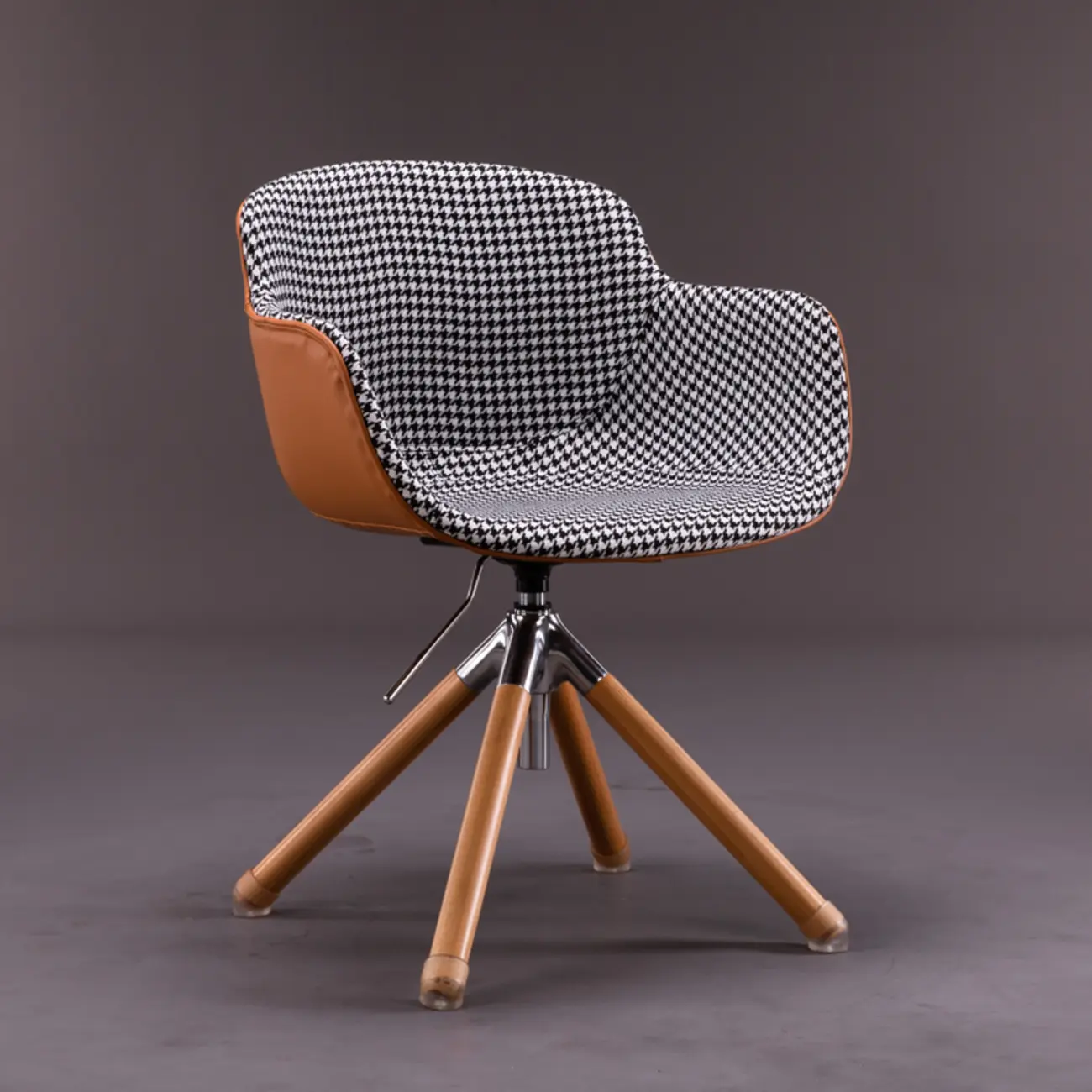 Modern Mid-Back Adjustable Swivel Armrest Office Chair