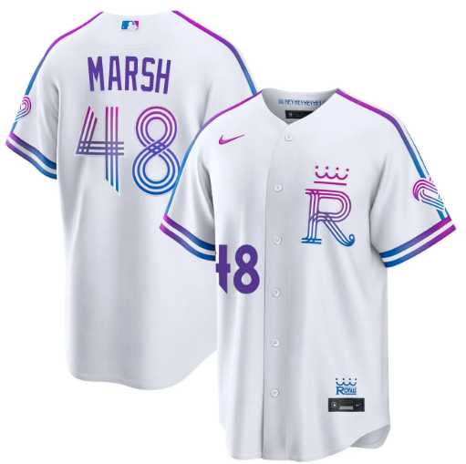 Alec Marsh Kansas City Royals White 2026 City Connect Jersey