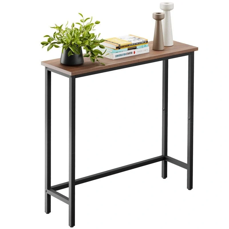 Narrow Console Table – Slim Entryway Table for Hallway, Bedroom, Living Room or Foyer