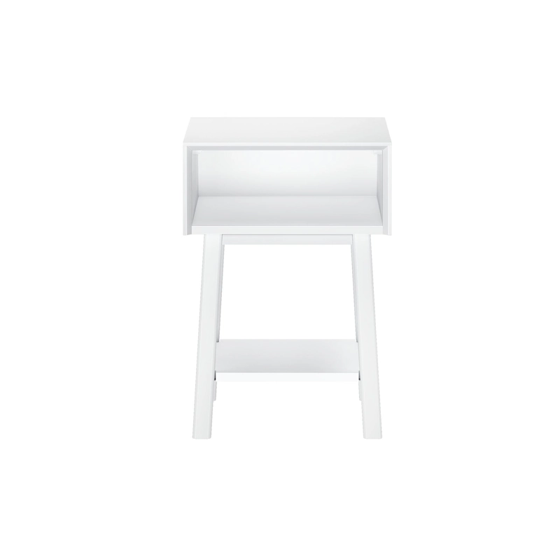 Plank and Beam Mid-Century Modern Cubby Nightstand