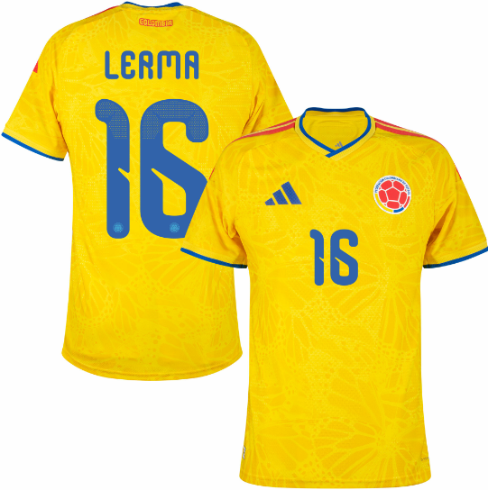 Colombia Authentic Home Lerma 16 Jersey 2026-2027