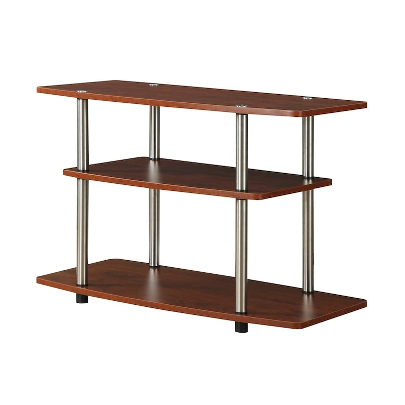 Convenience Concepts Designs2Go No Tools 3 Tier TV Stand