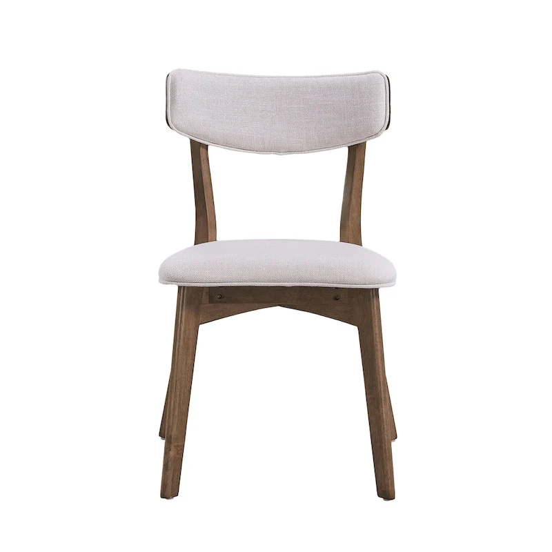 Mid-Century 5-Piece Wood Rectangle Dining Set with Chairs