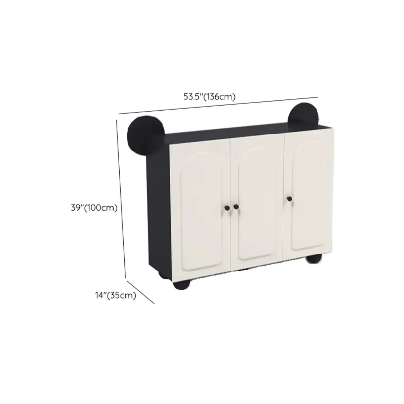 Black Metal Shoe Cabinet with Adjustable Shelves