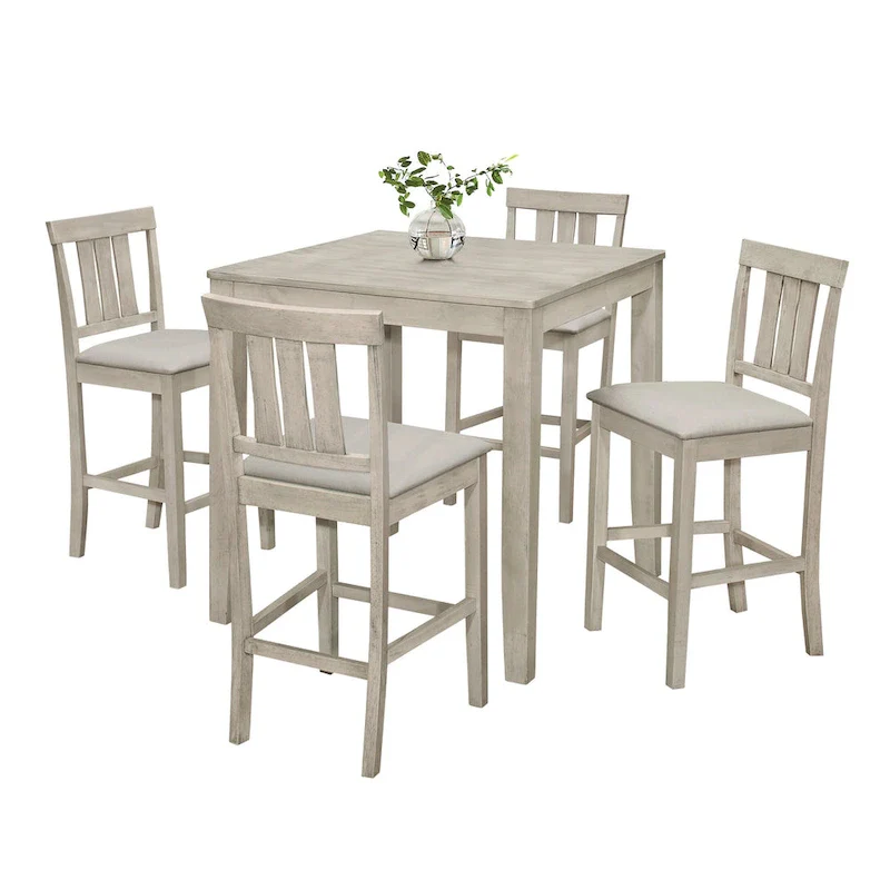 Clean-lines 5-piece Counter Height Dining Set