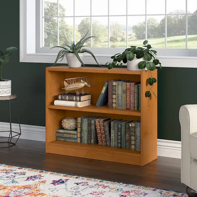 Universal Small 2 Shelf Bookcase Storage by Bush Furniture