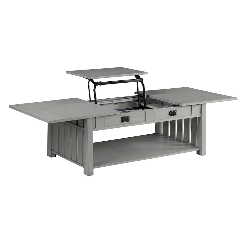 DH BASIC Mission 46-inch Wood Lift Top Coffee Table