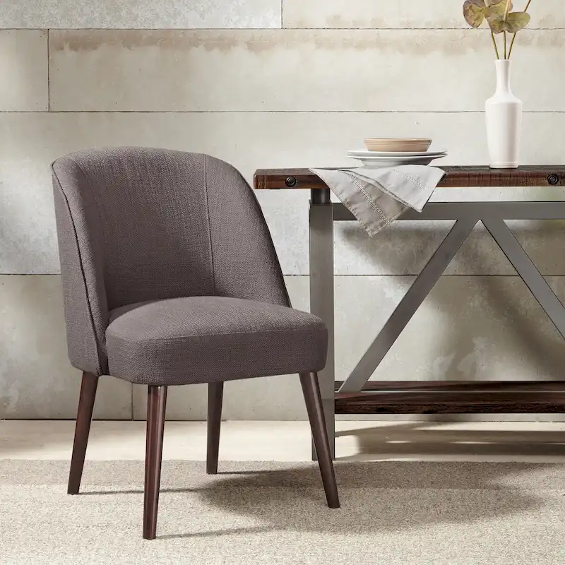 Madison Park Larkin Rounded Back Dining Chair - 22.25w x 24.5d x 34.6h