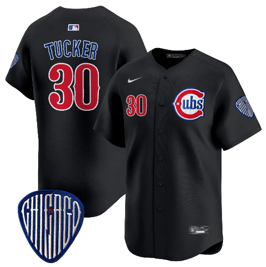 Chicago Cubs Kyle Tucker Alternate Vapor Premier Limited Black Jersey