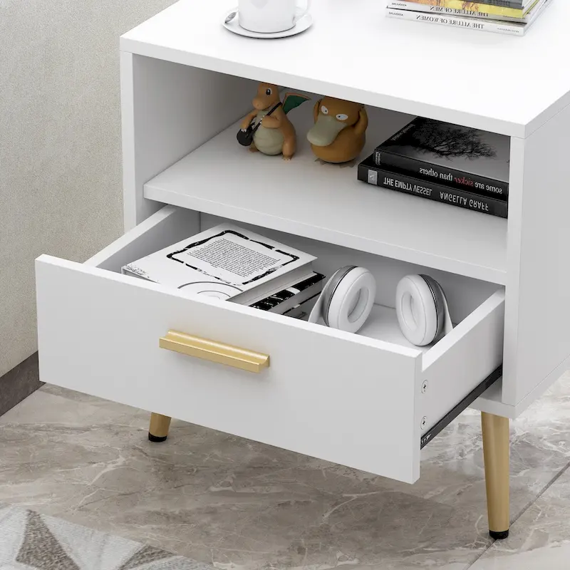 Kerrogee Modern 1-drawer Nightstand
