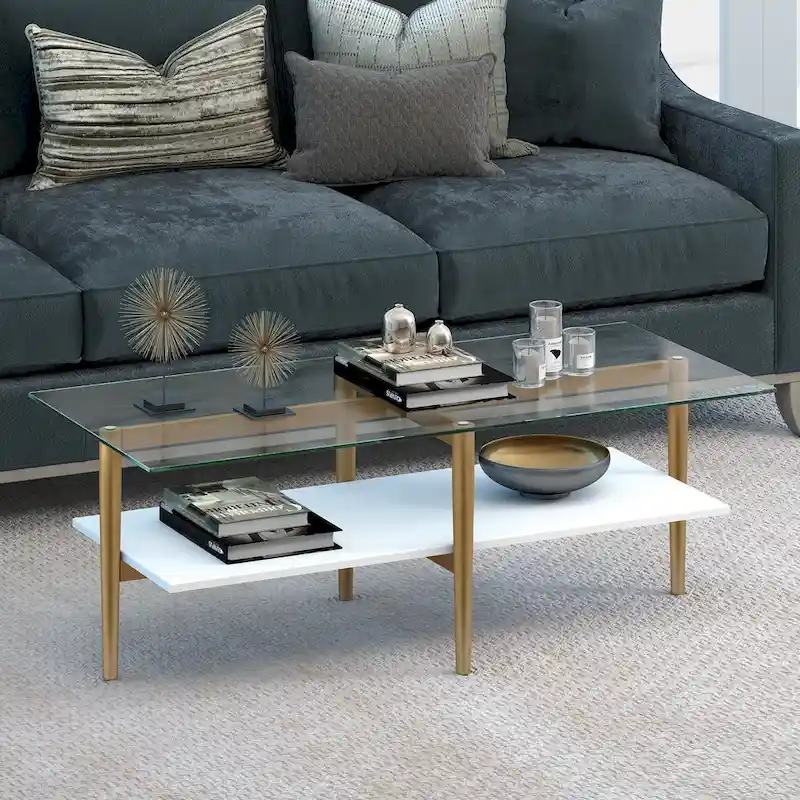 Mid-Century Glam Coffee Table