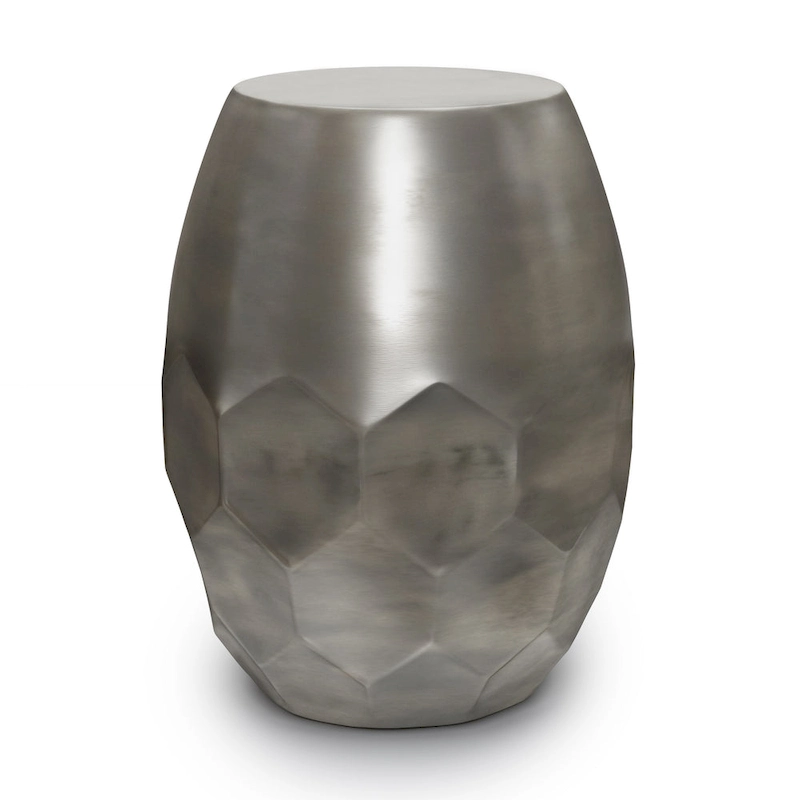 WYNDENHALL Cristy Industrial 16 inch Wide Metal Accent Side Table, Fully Assembled - 16 W x 16 D x 19.5 H