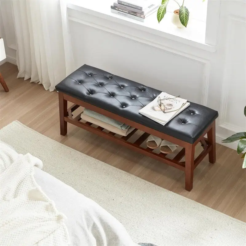 Shoe Bench Entryway - 43.3 D x 14 W x 18 H