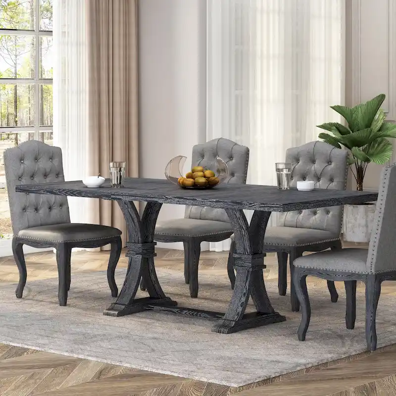 Bellion Wood Expandable Dining Table by