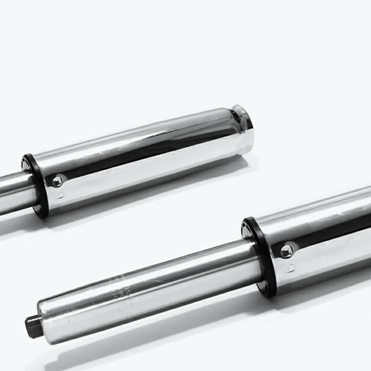 Modern Gray Swivel Metal Frame Adjustable Bar Height Stools