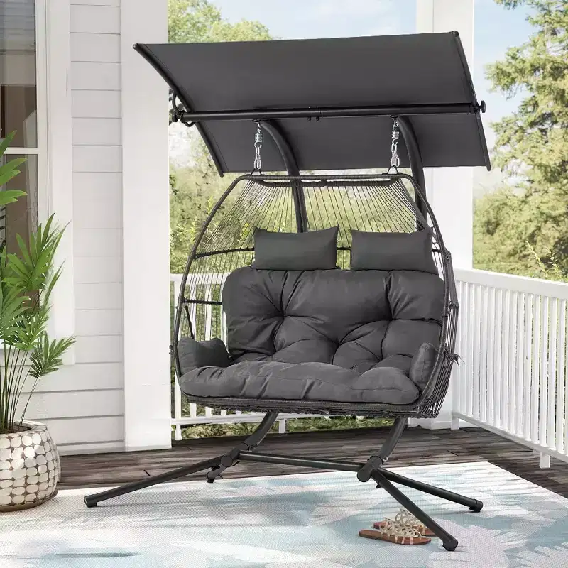 EROMMY Swing Double Egg Chair
