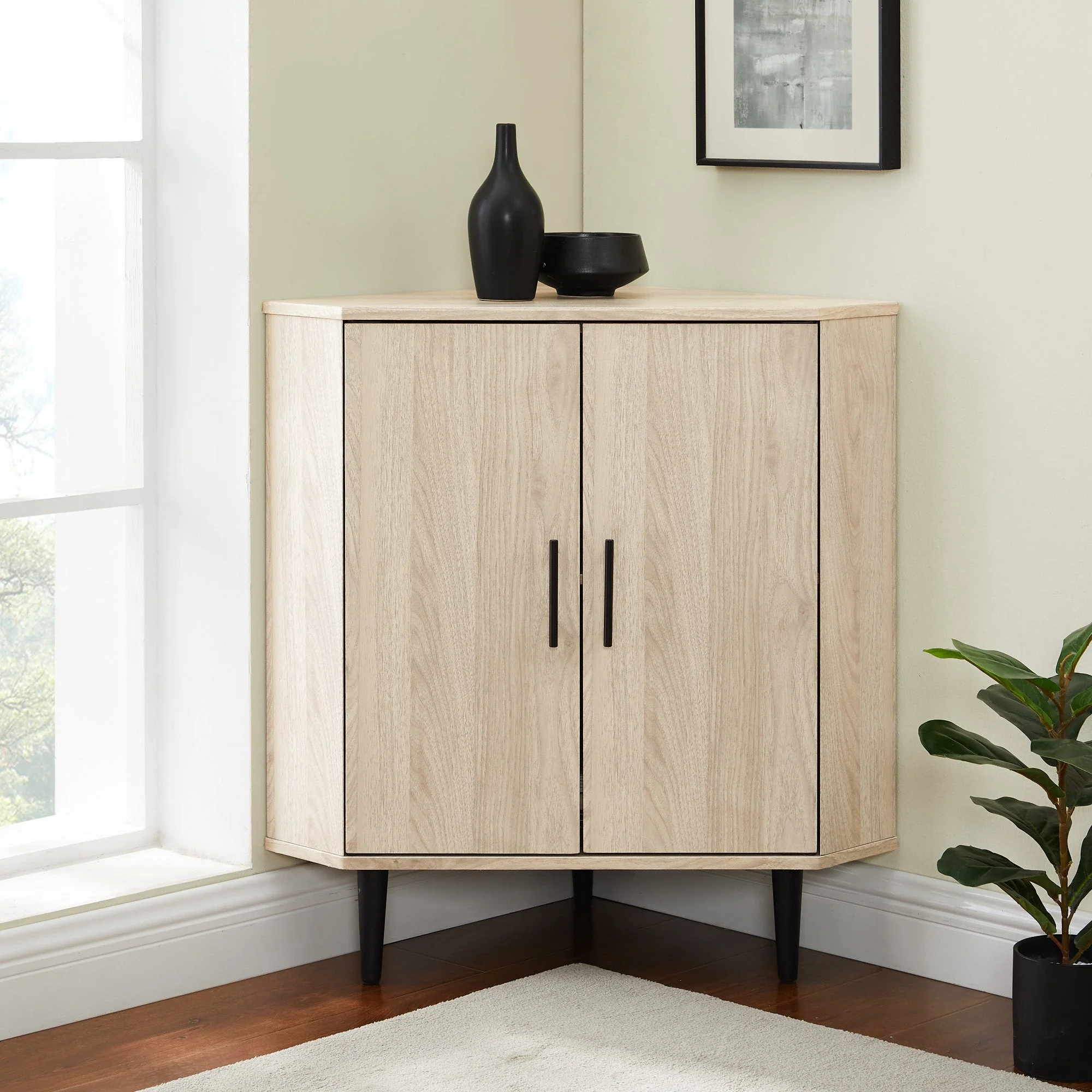 Nora 30 2- Door Corner Accent Cabinet