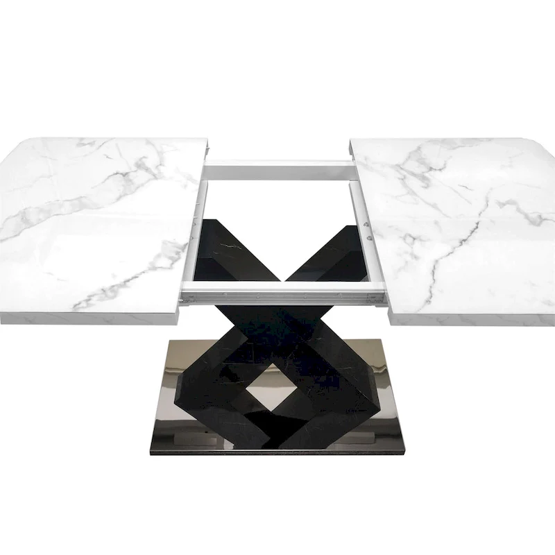 Modern Expandable Square Dining Table