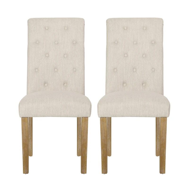 Aruda Upholstered Dining Chair (Set of 2) by Christopher Knight Home
