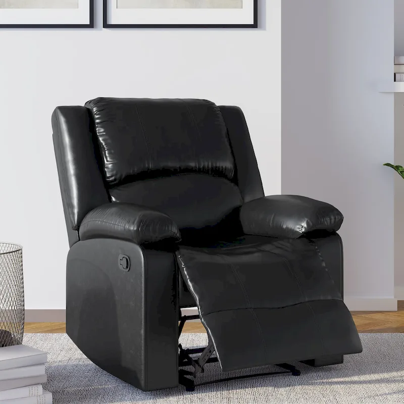 Relax A Lounger  Faux Leather Manual Recliner