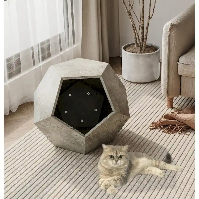 25.98 Shaped Modern Pet Furniture Cat Kennel Side Table