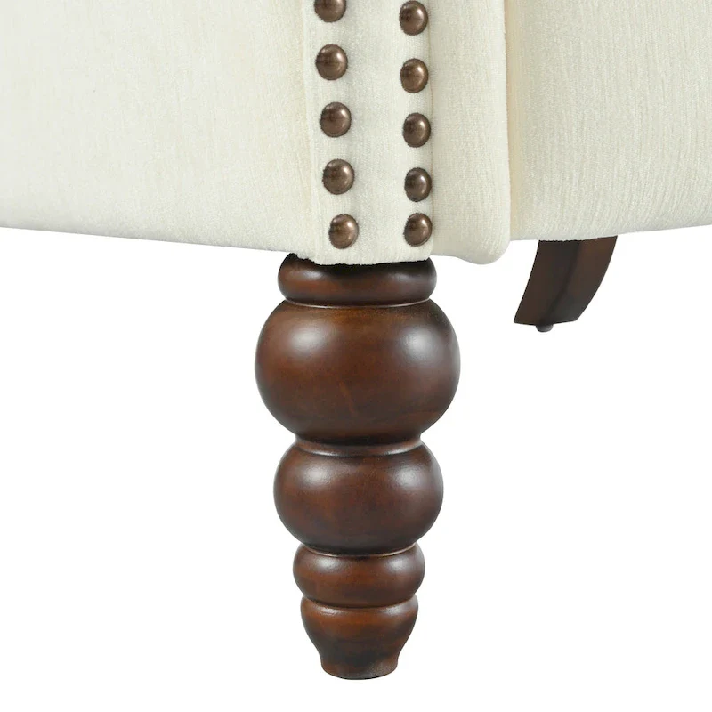 Upholstered Recliner with Wing Back