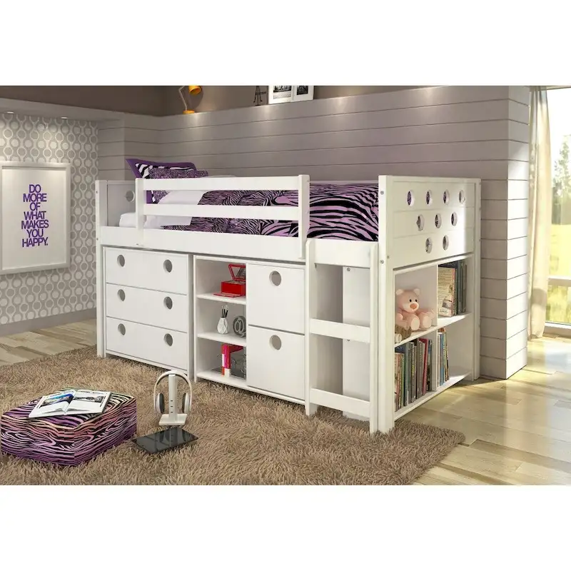 Circles Modular Low Loft Twin Bed