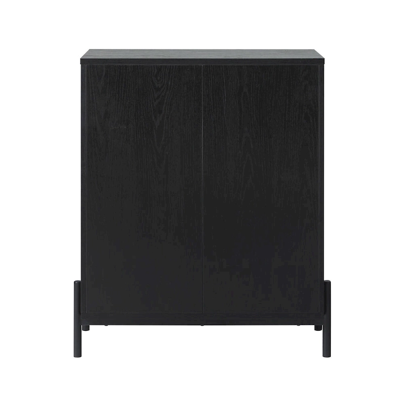 Middlebrook Designs Three Drawer Chest with Reeded Drawer Fronts