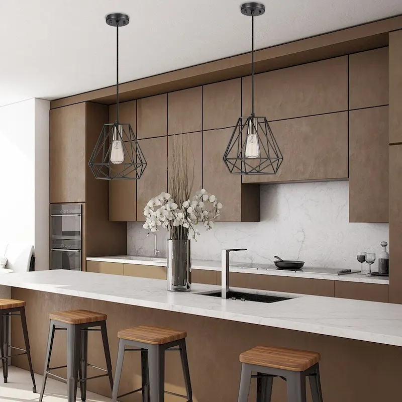 Carbon Loft Dhavernas 1-light Dark Bronze Pendant Lighting