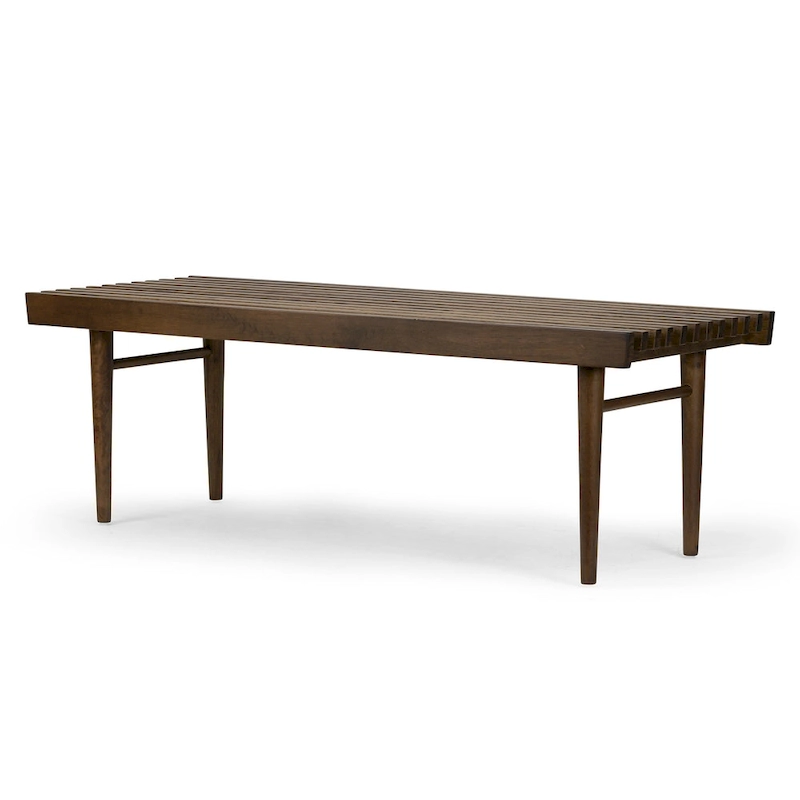 Baird Slatted Wooden Bench