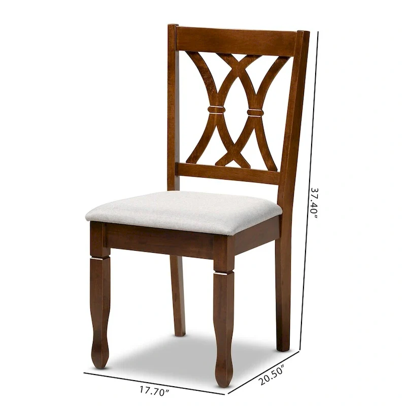 Copper Grove Nelson Armless Cushioned Dining Chairs