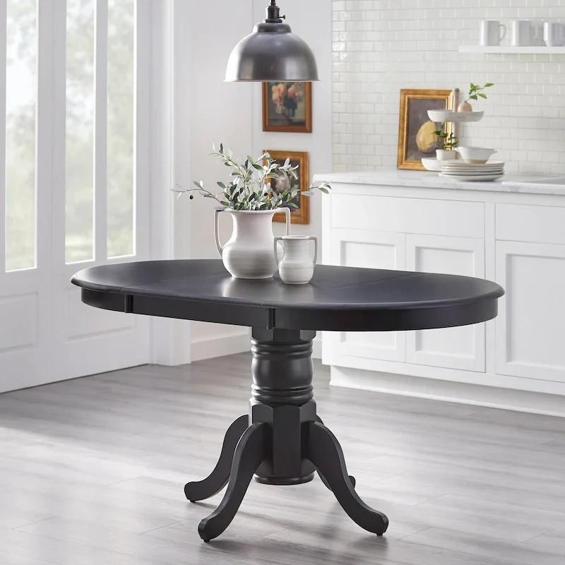 Simple Living Carolina Farmhouse Solid Wood Dining Table with Leaf