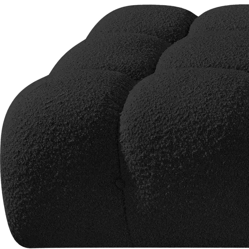 Meridian Furniture Ames 170 Boucle Fabric Upholstered 5pc. Modular Sofa