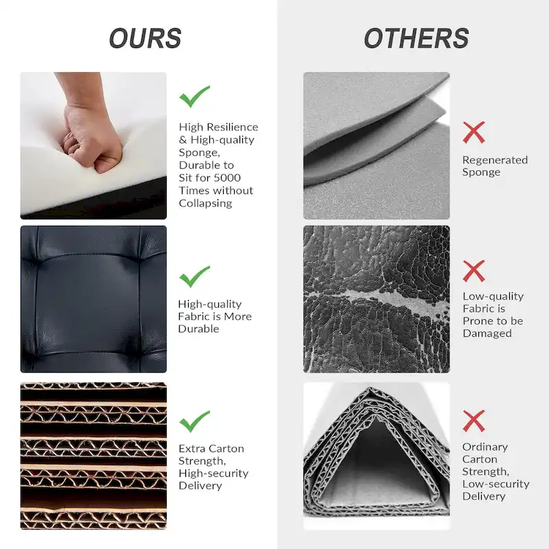 Alicia Classic Genuine Leather Durable Easy Suitable Bedroom Bench by HULALA HOME