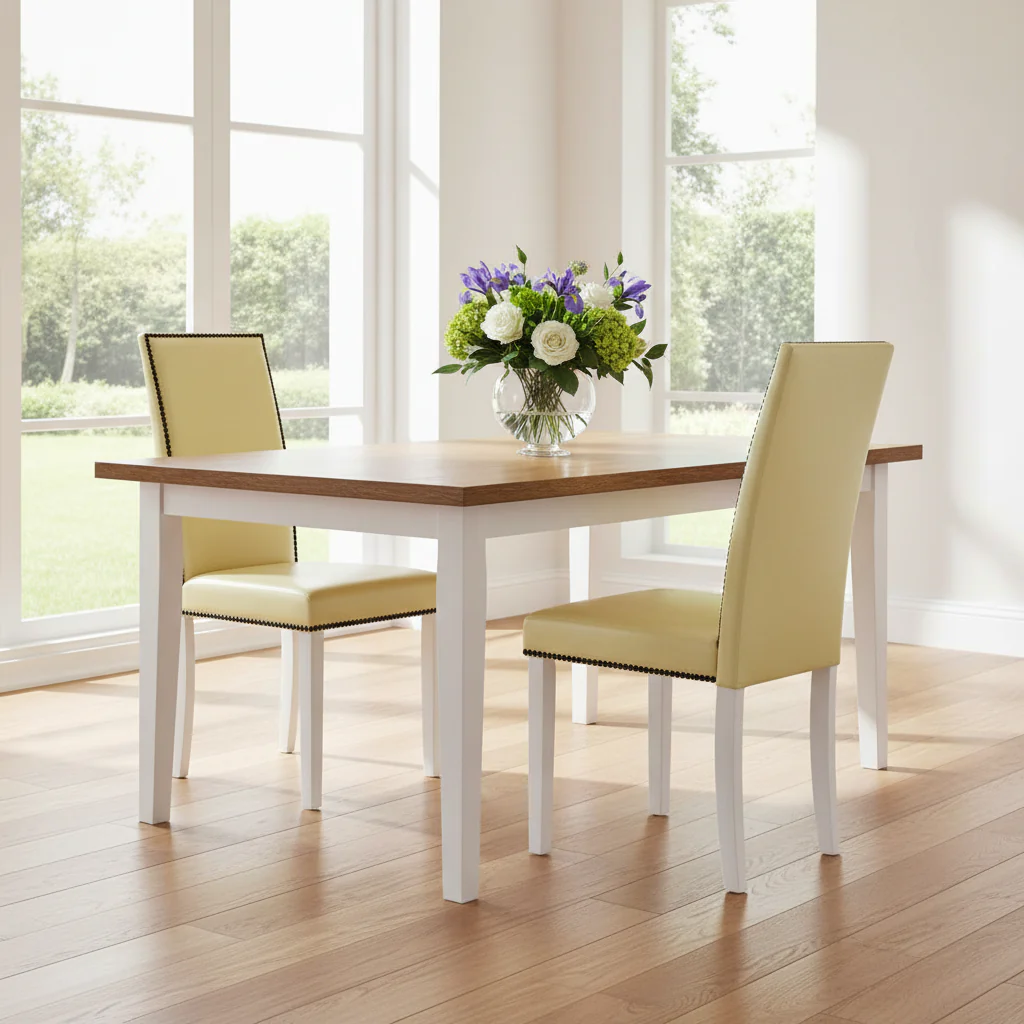 Blazing Cream Dining Chairs (Set of 2)