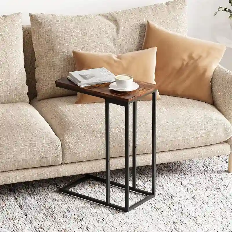 C-Shaped End Table